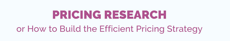 priceing research priceing research