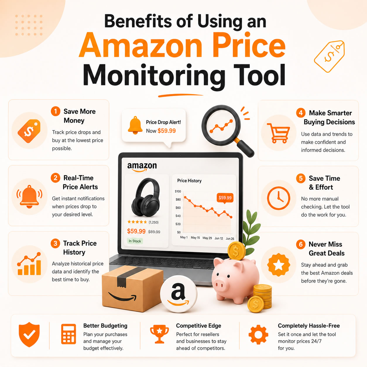 Benefits of Using an Amazon Price Monitoring Tool​