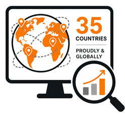 Serving 35 Countries, Proudly & Globally