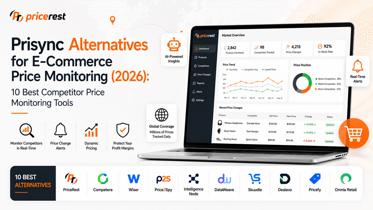 Prisync Alternatives for E-Commerce Price Monitoring