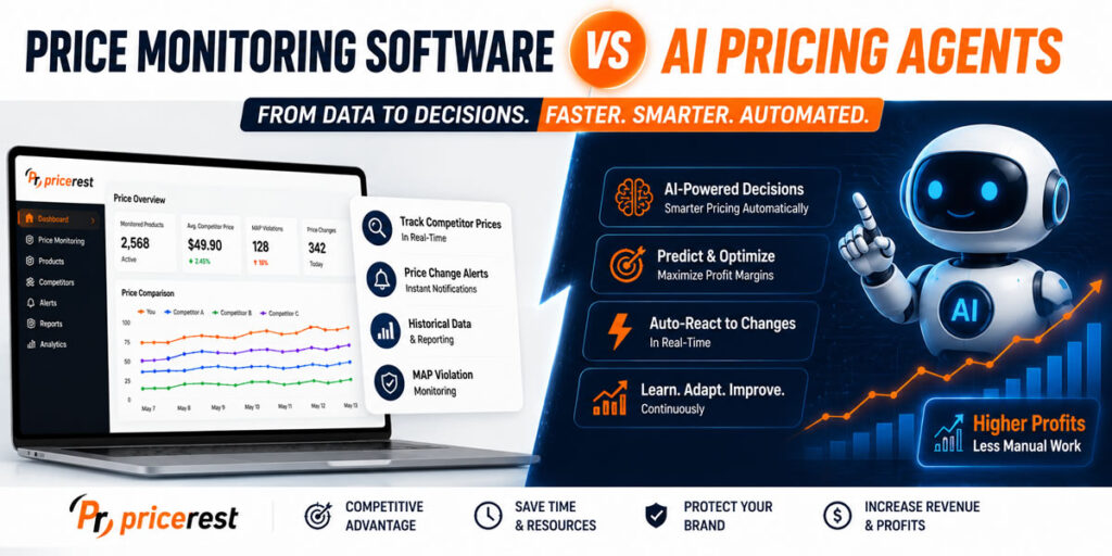 Price Monitoring Software vs AI Pricing Agents