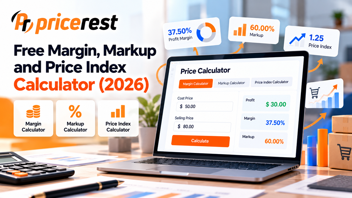 Free Margin, Markup and Price Index Calculator (2026)